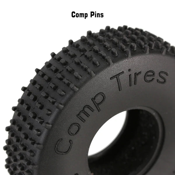 INJORA 1.0" 65*19mm Comp Pin Tires (T2440) (4)