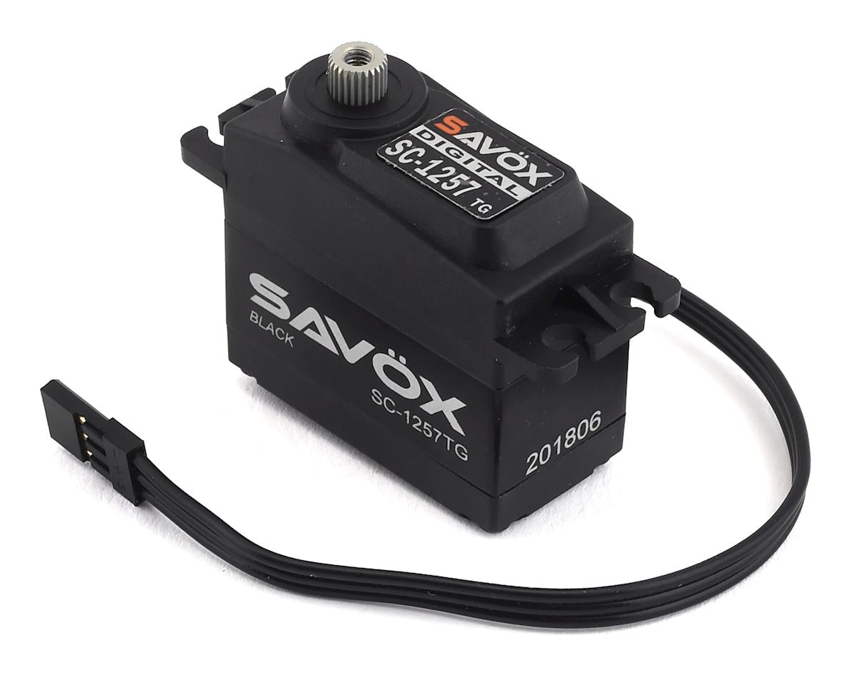 Savox SC-1257TG Black Edition "Super Speed" Titanium Gear Servo - Iron City RC Hobbies