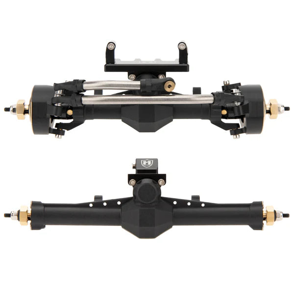 MEUS Racing SCX24 Nylon Isokinetic 3-Section CVD Front Rear Axles Maximum Steering Angle 52° +5MM for SCX24 Deadbolt C10 JLU Gladiator Bronco