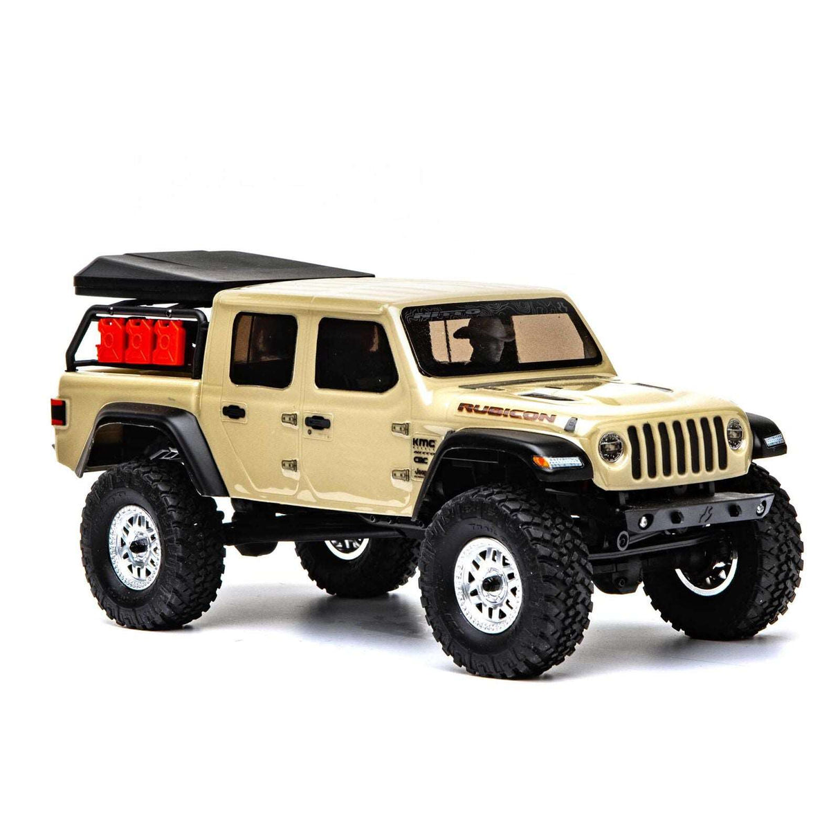 Axial 1/24 SCX24 Jeep JT Gladiator 4WD Rock Crawler Brushed RTR (Beige)