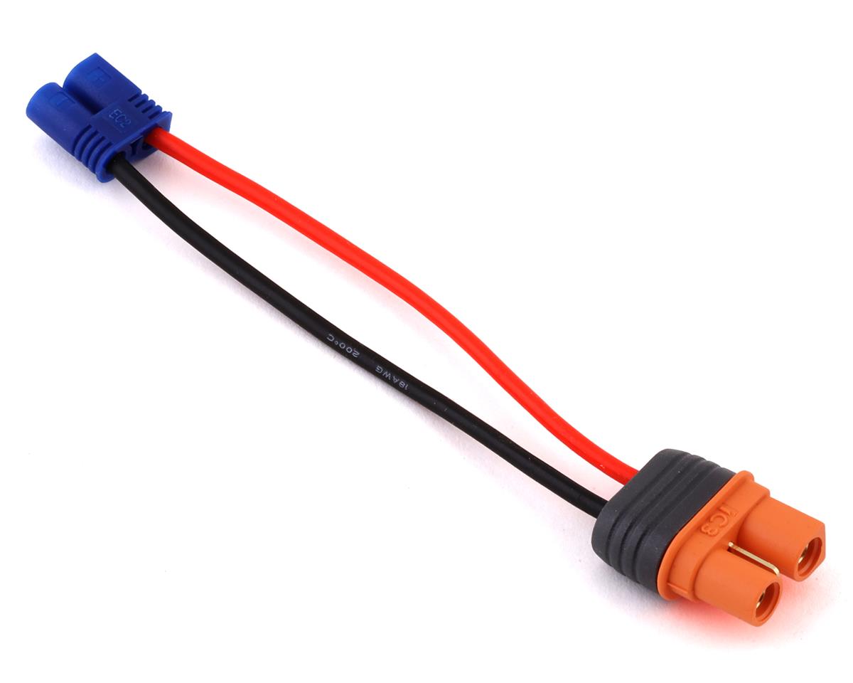 Spektrum RC 4" IC3 Battery to EC2 Device Charge Adapter - Iron City RC Hobbies