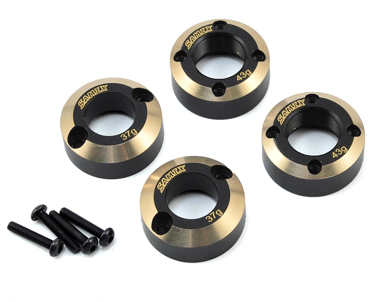 Samix SCX10 II Rear Brass Weight Set (4) - Iron City RC Hobbies