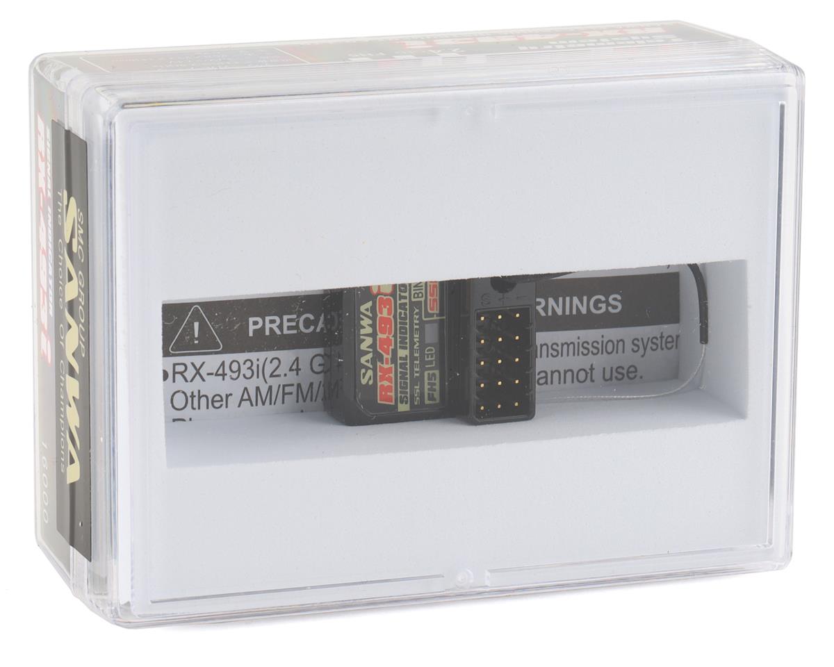 Sanwa/Airtronics RX-493i M17/MT-5 2.4GHz 4-Channel FHSS-5 Telemetry Receiver - Iron City RC Hobbies