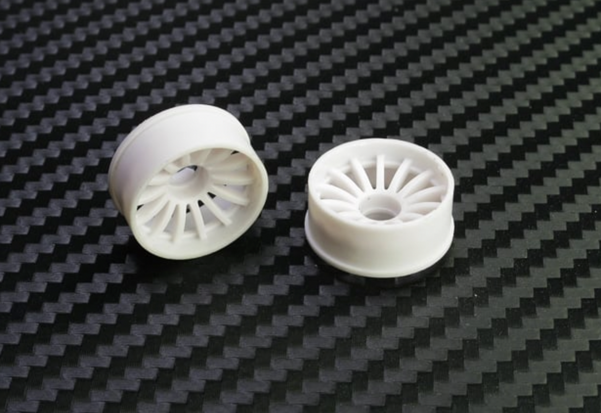 PN Racing Mini-Z 2WD Machine Cut 16 Spoke Front Wheel F2 Black - Iron City RC Hobbies