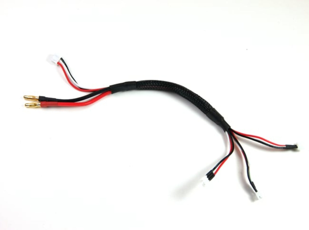 PN Racing 4mm Banana Plug 3xJST-PH Parallel Charging Cable (700253) - Iron City RC Hobbies