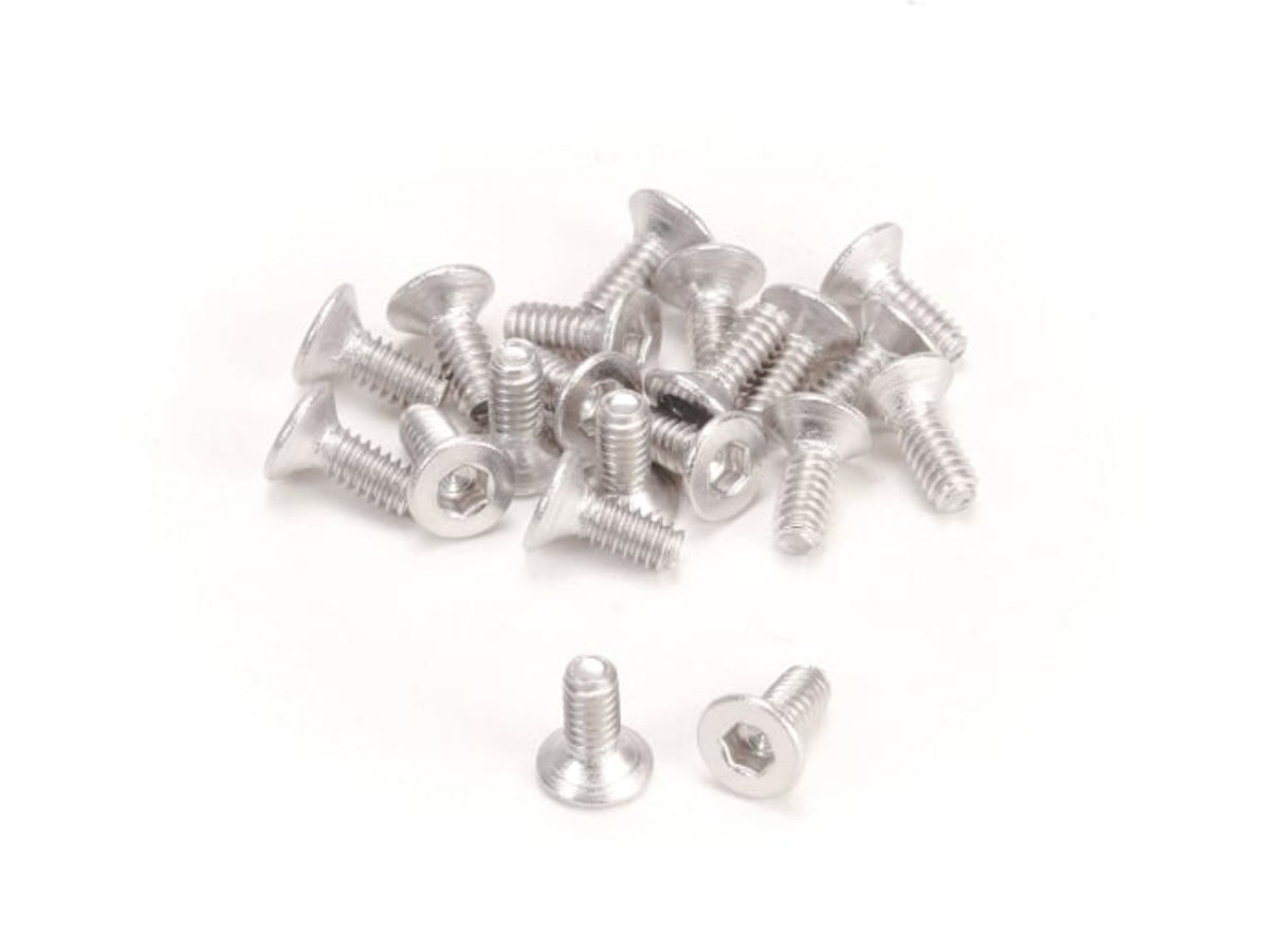 PN Racing M2x5 Countersink Stainless Steel Hex Machine Screw (20pcs) (700315) - Iron City RC Hobbies