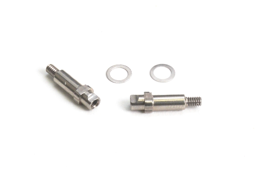 PN Racing Kunkle Axle 3mm for V4 Double A-Arm (2pcs) - Iron City RC Hobbies