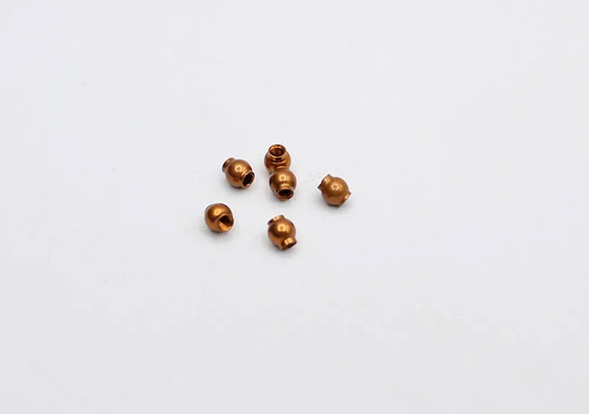 Reflex Racing RX28 7075 T6 Machined Aluminum Hardcoated 3.5mm Pivot Balls (6pcs) Reflex Racing