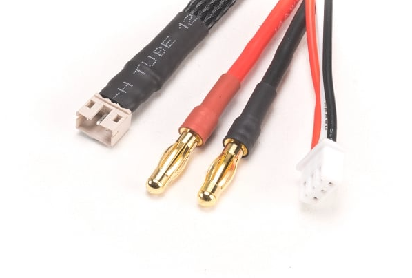 PN Racing 4mm Banana Plug JST-PH Charging Cable - Iron City RC Hobbies