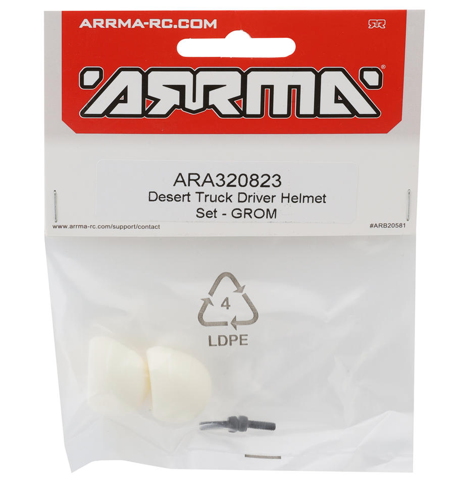 Arrma Mojave Grom Driver Helmets (2) - Iron City RC Hobbies