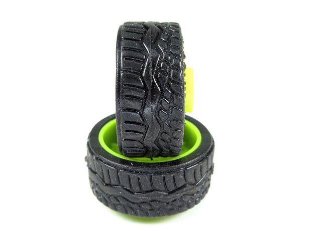 PN Racing Mini-Z KS Compound RCP Radial Rear Tire FIRM (2pcs) - Iron City RC Hobbies