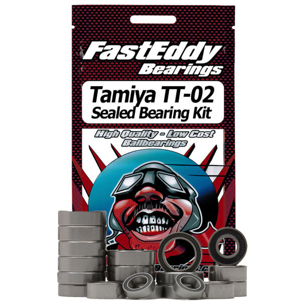 FastEddy Bearings Tamyia TT-02 Chassis Sealed Bearing Kit - Iron City RC Hobbies