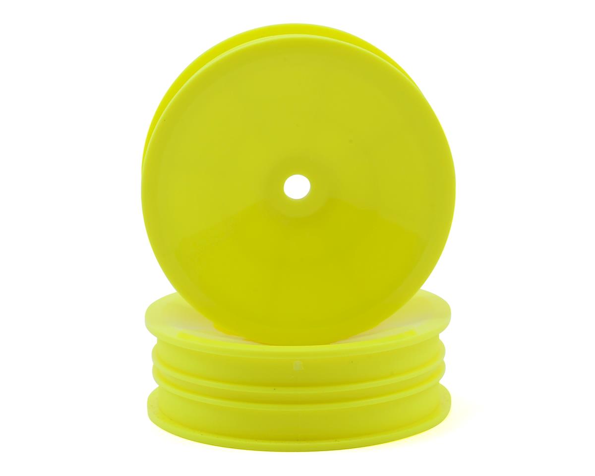 Associated 12mm Hex 2.2" "Slim" Front Buggy Wheels (Yellow) (2) (B6) - Iron City RC Hobbies