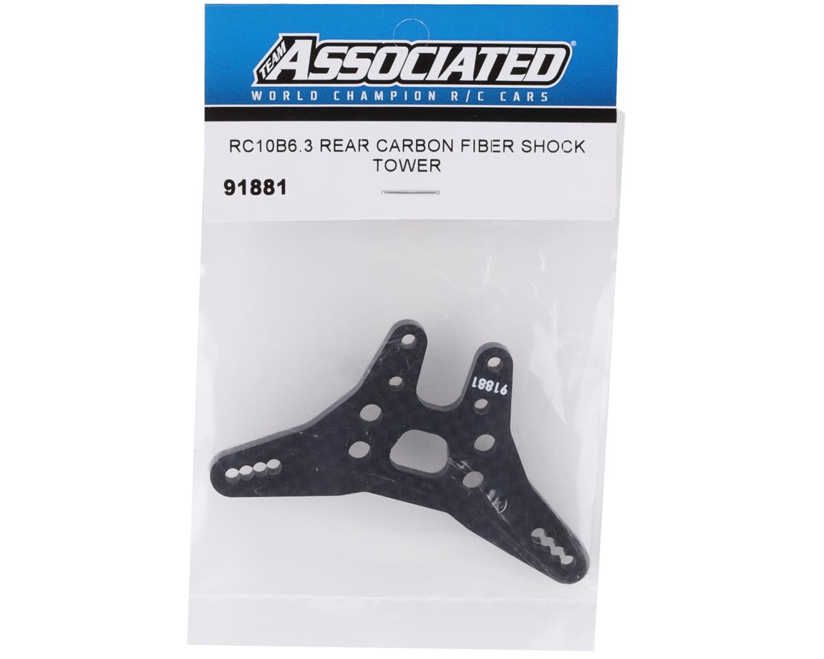 Associated RC10B6.3 Rear Carbon Fiber "Wide Gull-Wing" Shock Tower - Iron City RC Hobbies