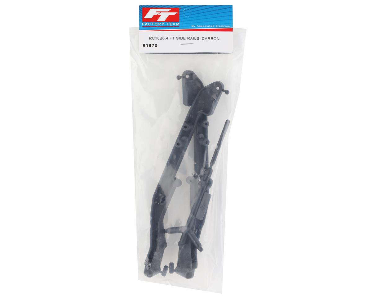 Associated RC10B6.4 Factory Team Side Rails (Carbon) - Iron City RC Hobbies