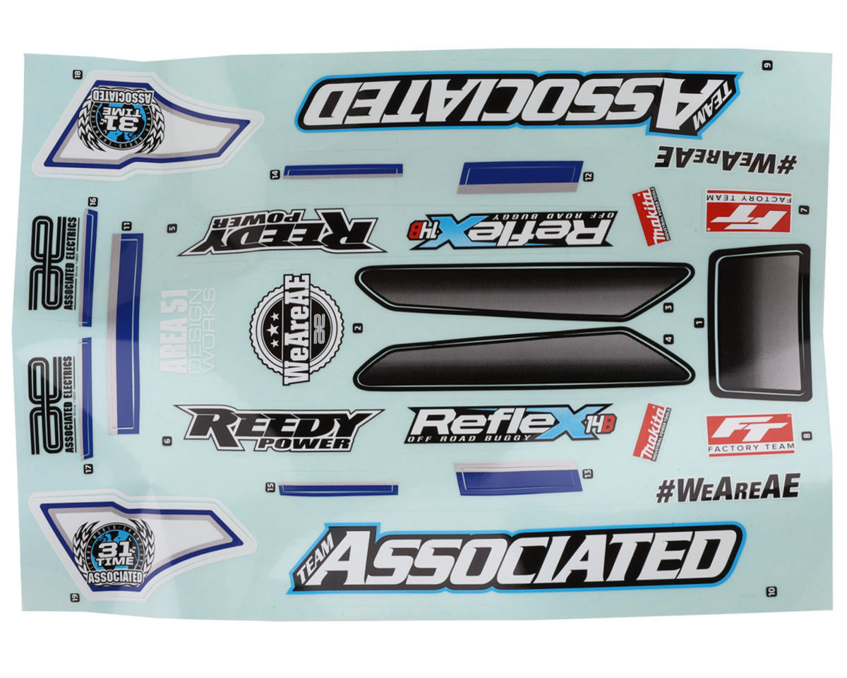 Associated Reflex 14B Ongaro Pre-Painted Body Set - Iron City RC Hobbies