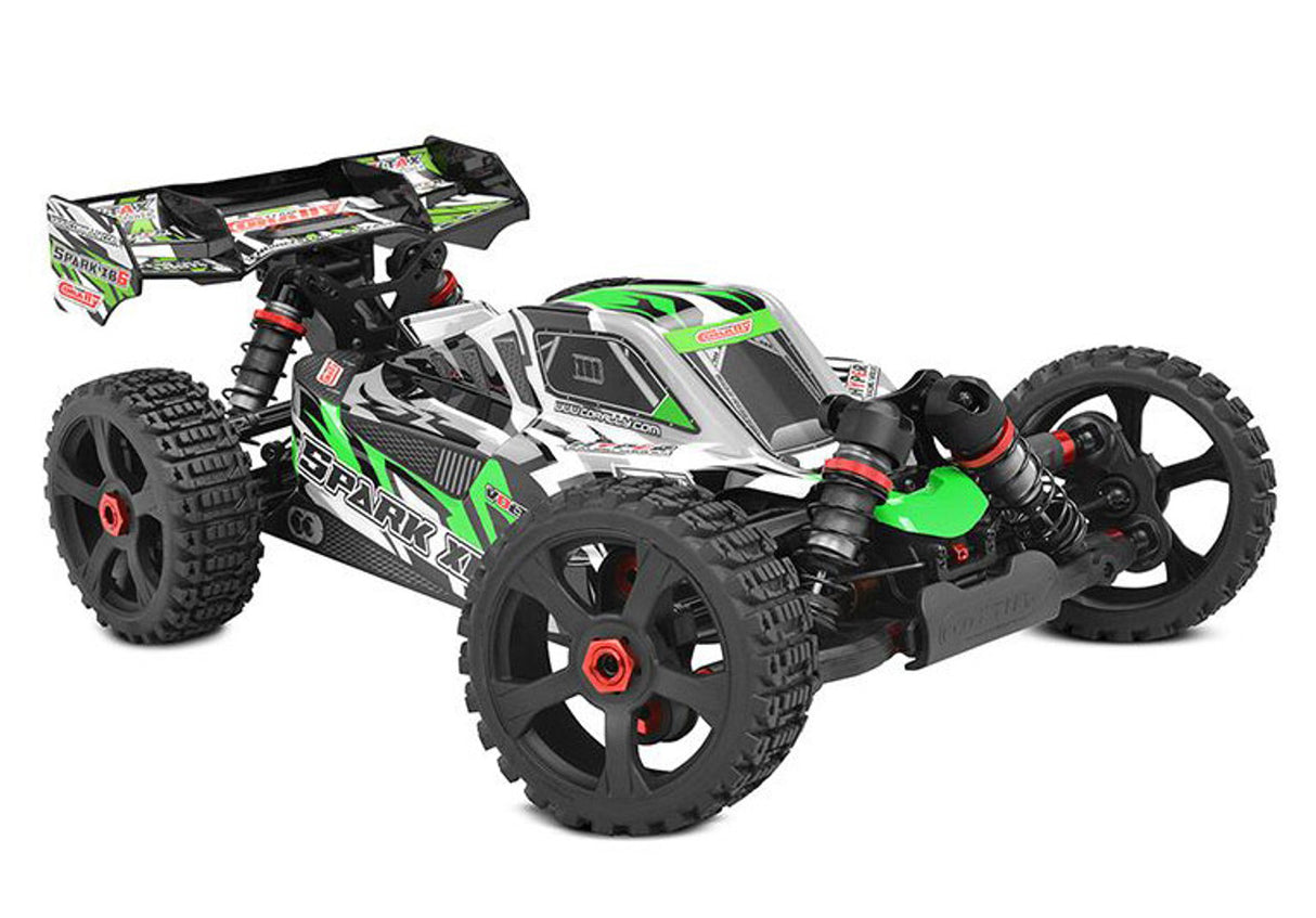 Corally Spark XB6 1/8 6S Basher Buggy RTR - Green - Iron City RC Hobbies