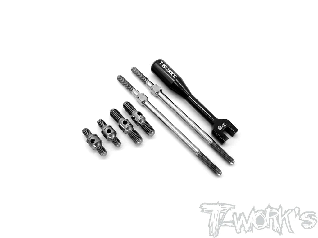 Titanium Turnbuckle Set (For Infinity IF18-2) - Iron City RC Hobbies