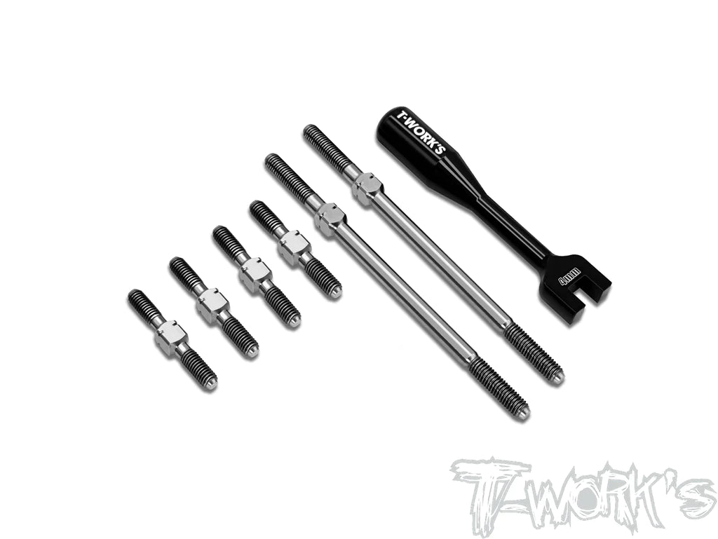 Titanium Turnbuckle Set (For Serpent VIPER 990) - Iron City RC Hobbies