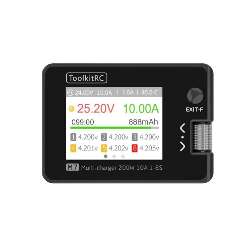 ToolkitRC M7 200W 10A DC Balance Charger Discharger