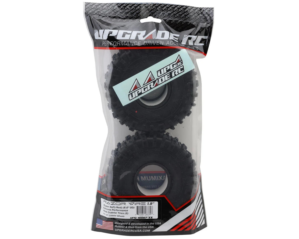UpGrade RC Razor Wire 1.9" Extreme Performance Rock Crawler Tires (5.0" OD)