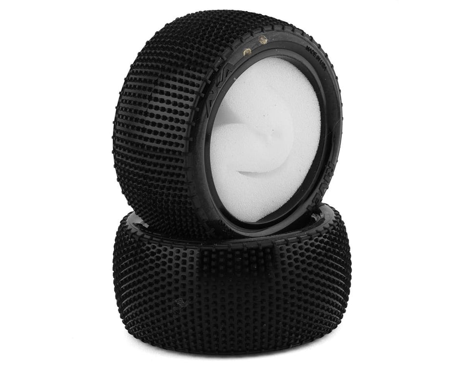 AKA Rivet Carpet 2.2" 1/10 Rear Buggy Tires (2) (Soft) (13135GR) - Iron City RC Hobbies
