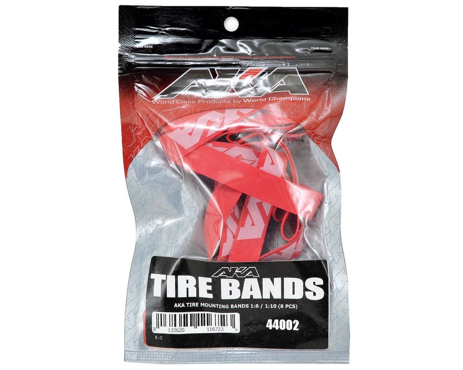 AKA Tire Glue Bands (8)(44002) - Iron City RC Hobbies