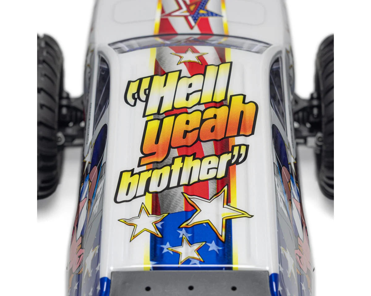 Arrma Freedom Flyer 223S BLX 1/10 2WD RTR Brushless Monster Truck (White) w/SLT2 2.4GHz Radio, DSC, Battery & Charger