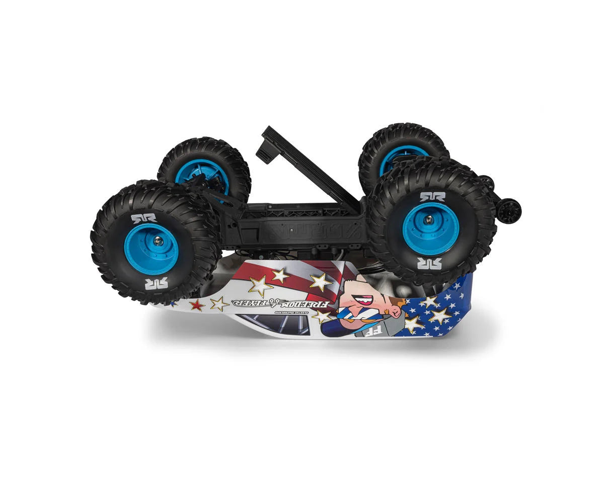 Arrma Freedom Flyer 223S BLX 1/10 2WD RTR Brushless Monster Truck (White) w/SLT2 2.4GHz Radio, DSC, Battery & Charger