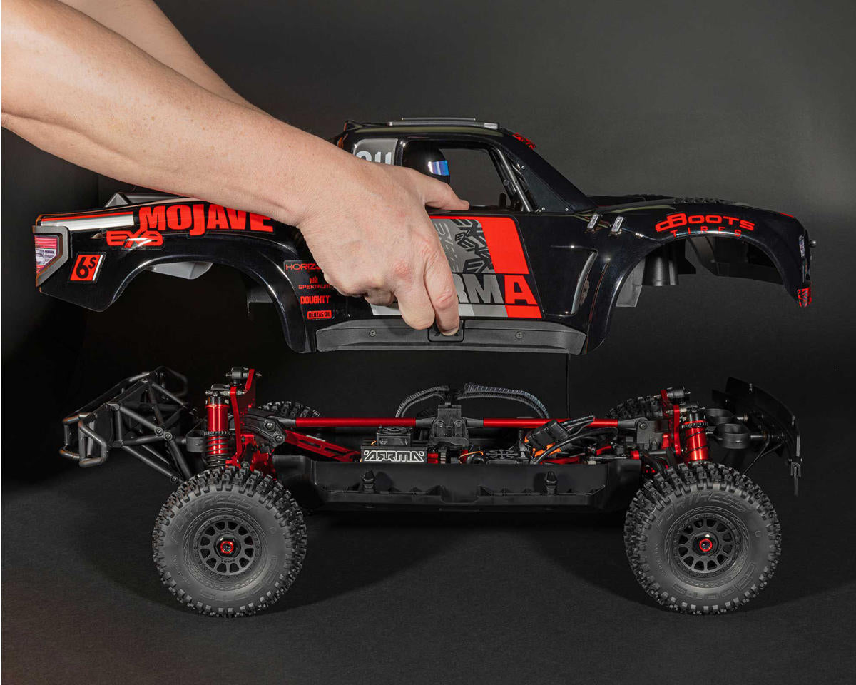Arrma Mojave 6S EXB RTR Brushless 1/7 4WD Extreme Bash Desert Truck (Black/Red) w/2.4GHz Radio