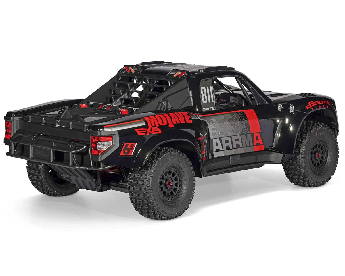 Arrma Mojave 6S EXB RTR Brushless 1/7 4WD Extreme Bash Desert Truck (Black/Red) w/2.4GHz Radio