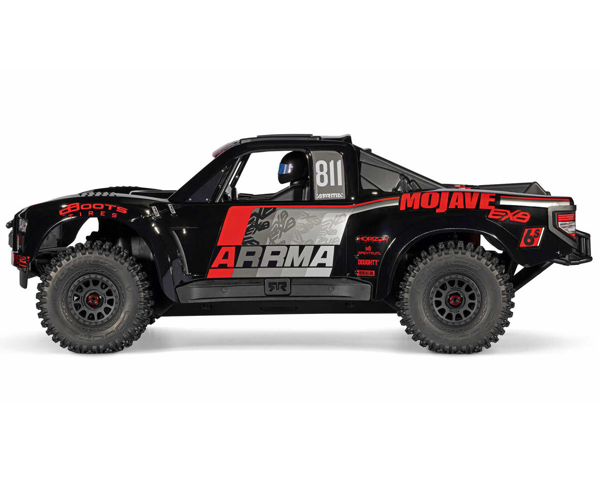 Arrma Mojave 6S EXB RTR Brushless 1/7 4WD Extreme Bash Desert Truck (Black/Red) w/2.4GHz Radio