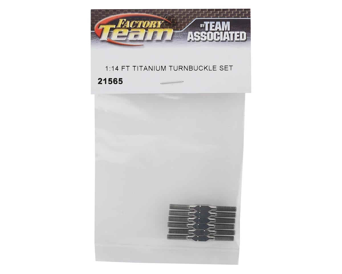 Associated FT Reflex 14B/14T Titanium Turnbuckle Set (6) - Iron City RC Hobbies