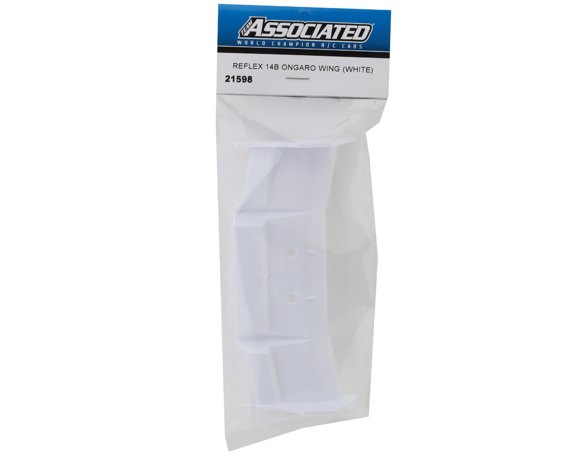 Associated Reflex 14B Ongaro Wing (White) - Iron City RC Hobbies