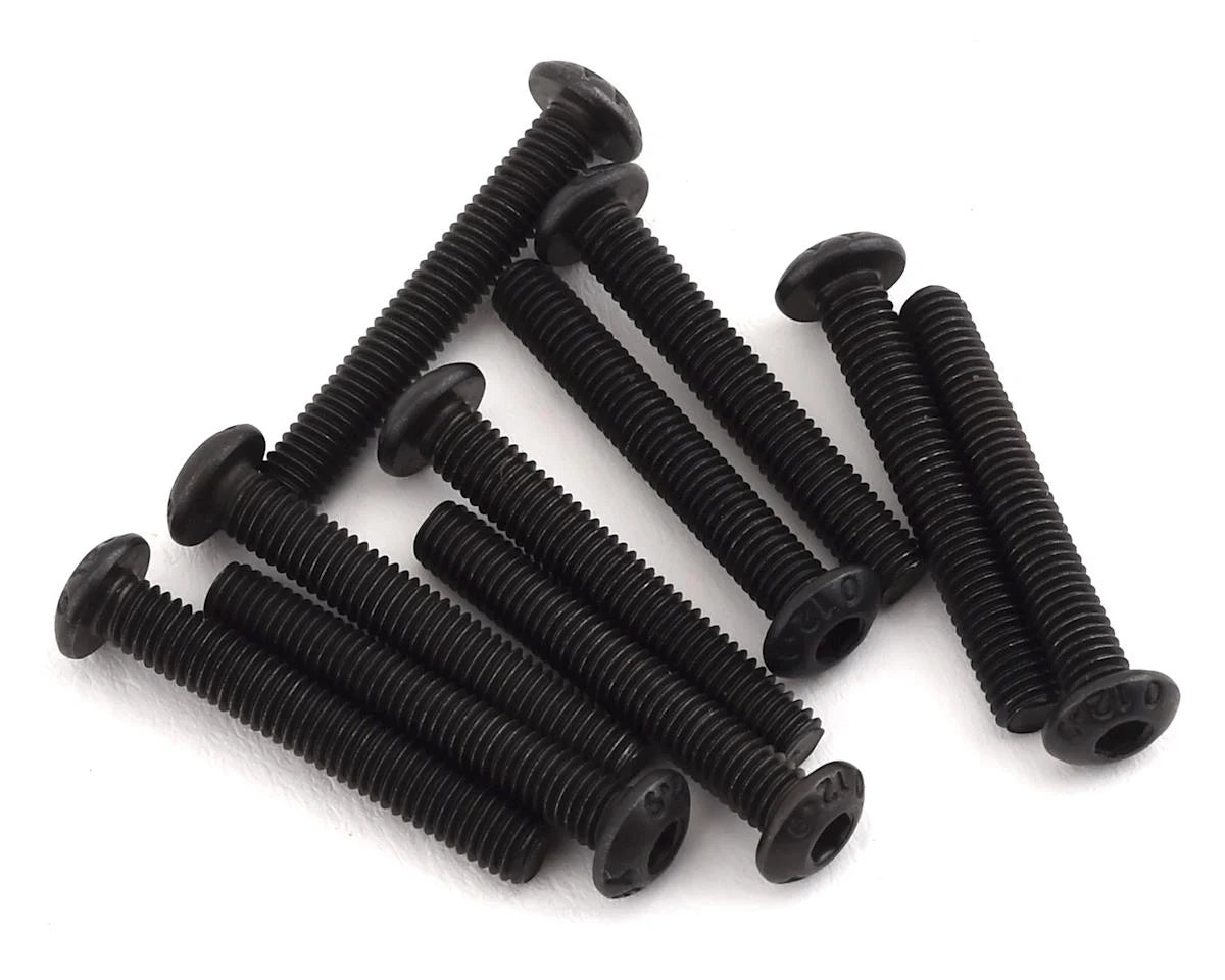 Team Associated M3 Button Head Hex Screw (10) (Choose Size)