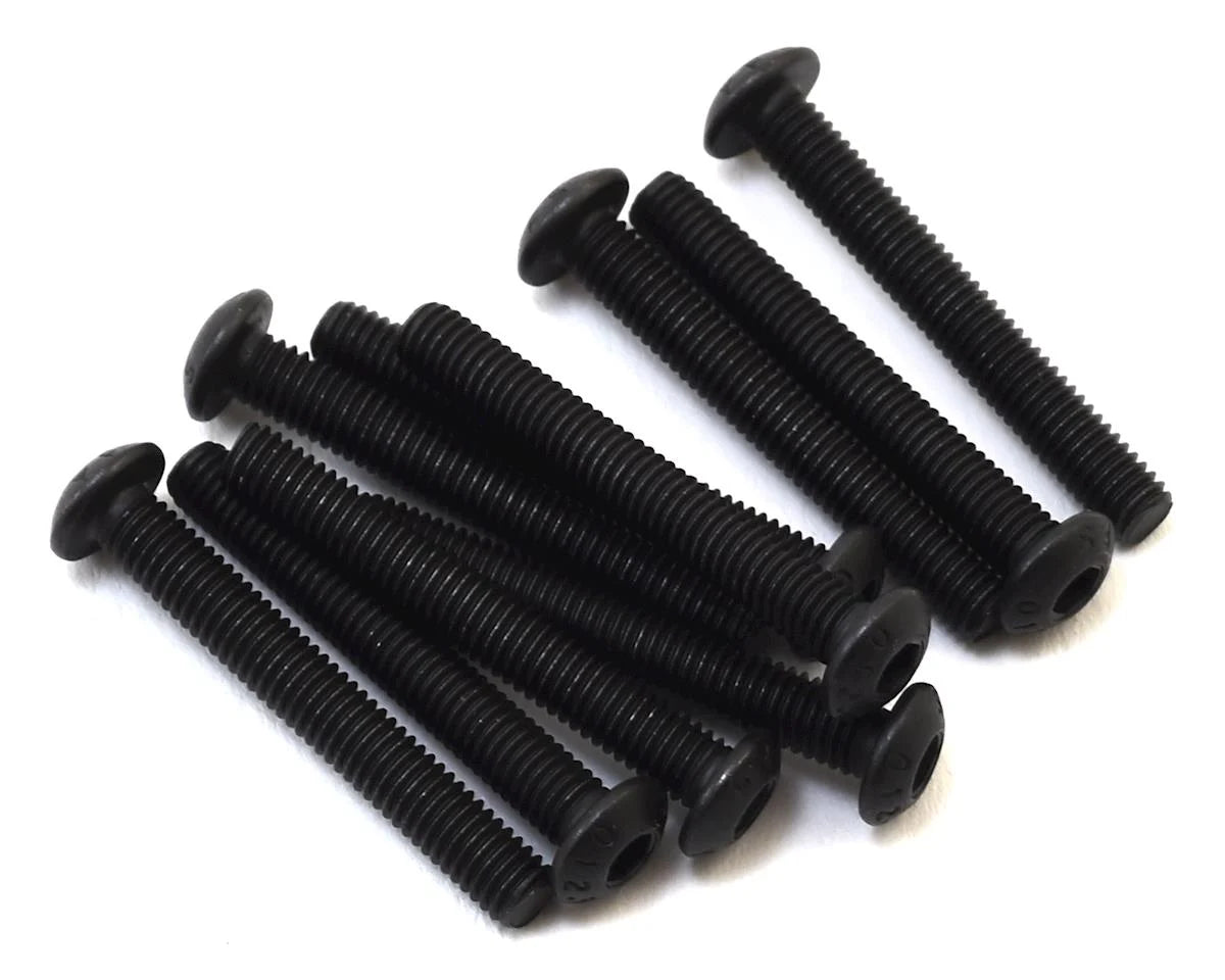 Team Associated M3 Button Head Hex Screw (10) (Choose Size)