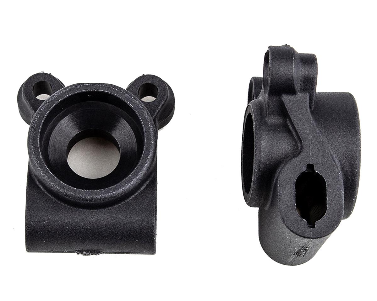 Associated RC10B74.1 Factory Team Rear Hubs (Carbon) - Iron City RC Hobbies