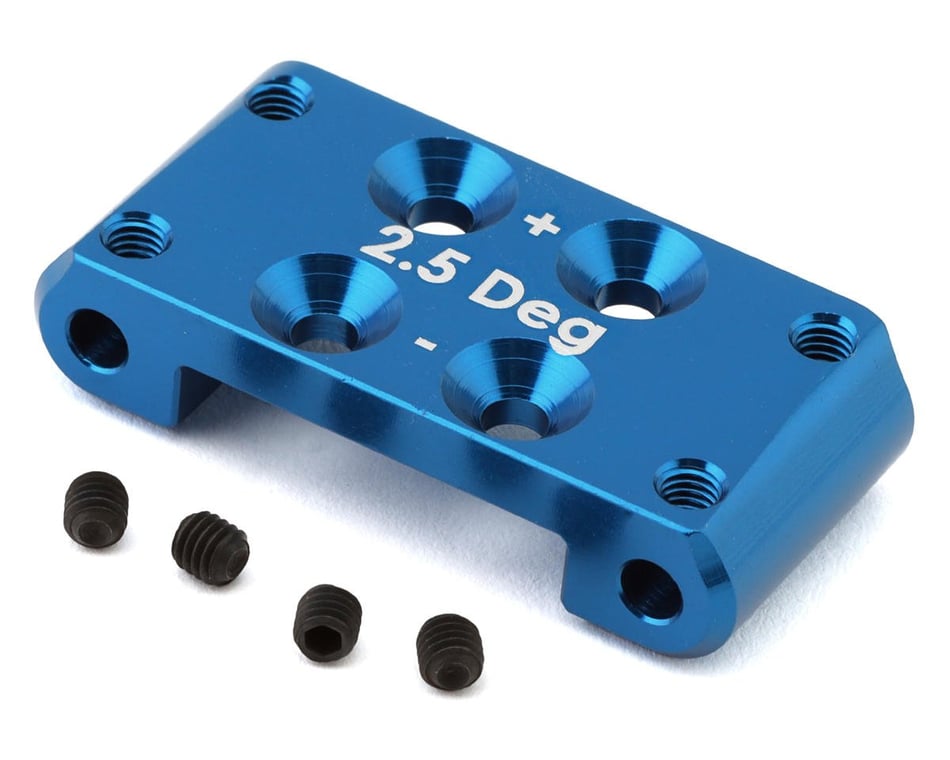 Team Associated RC10B7 Factory Team Aluminum Front Bulkhead (+/-2.5 Deg) - Iron City RC Hobbies