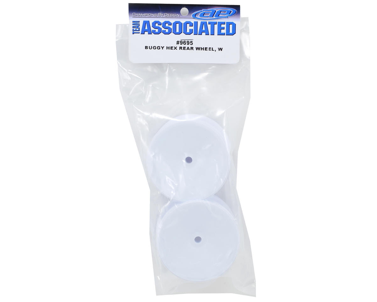 Associated 12mm Hex 2.2 Rear Hex Wheels (2) (B6/B64) (White) - Iron City RC Hobbies