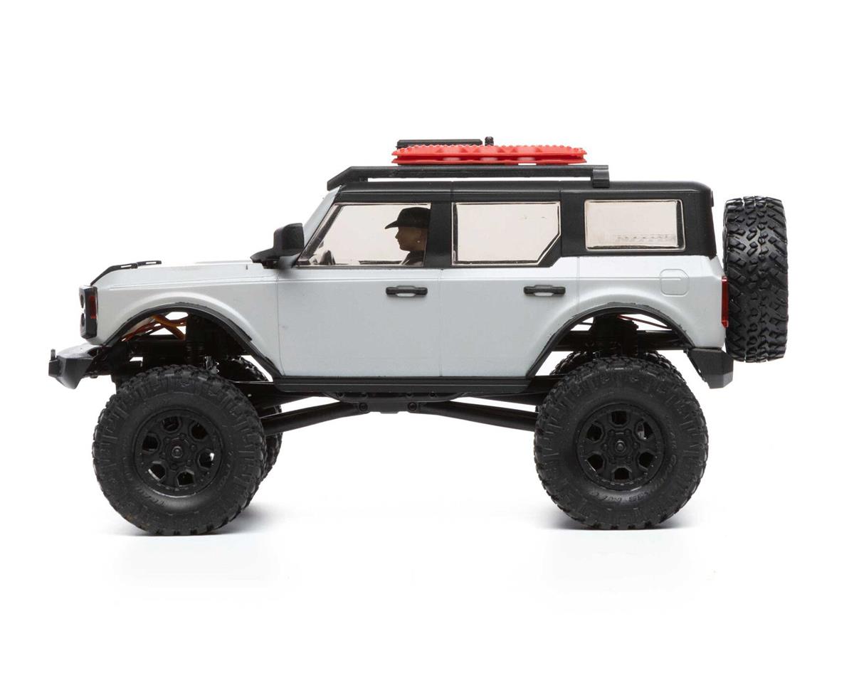 Axial 1/24 SCX24 Ford Bronco 4WD Rock Crawler Brushed RTR (Gray) - Iron City RC Hobbies