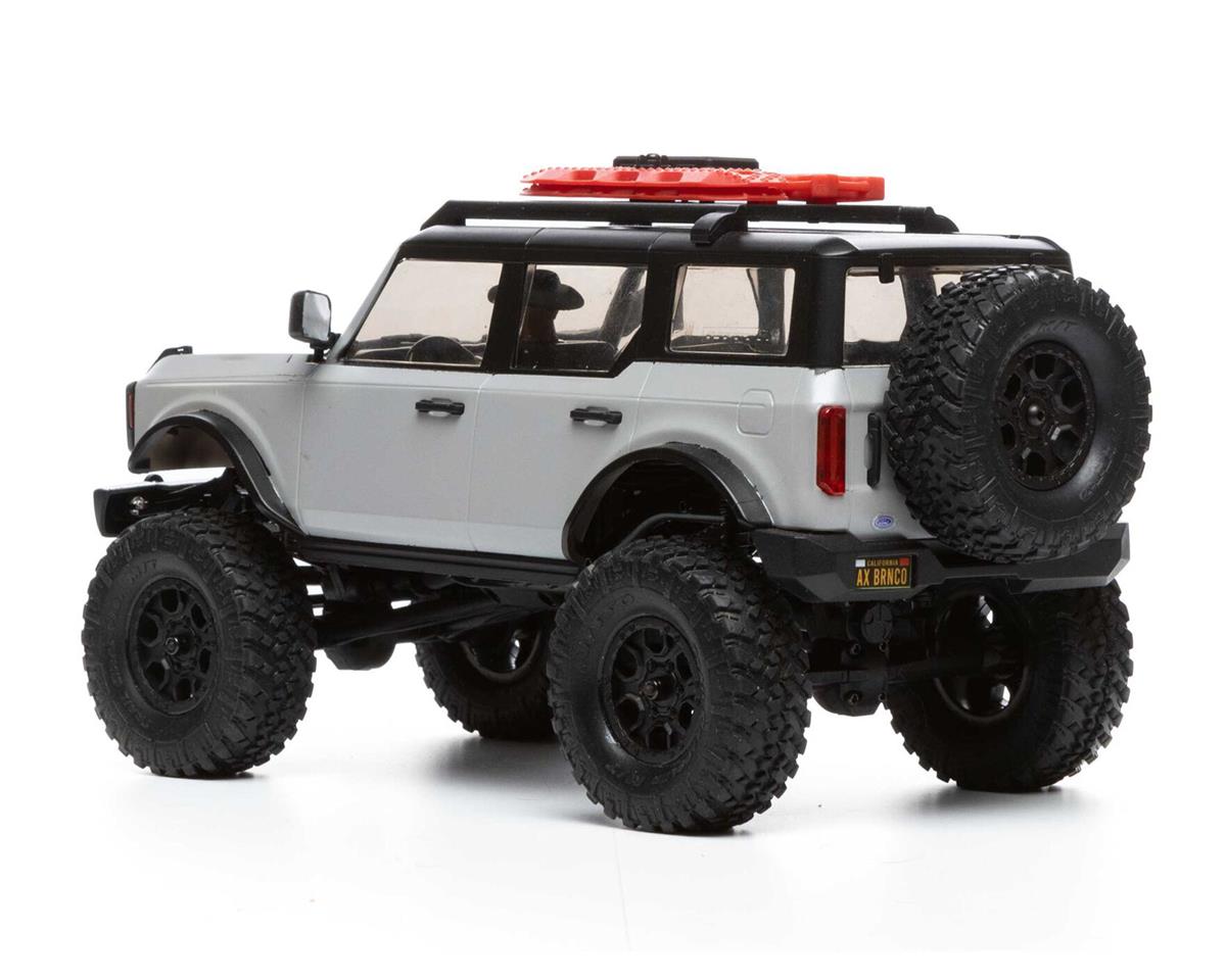 Axial 1/24 SCX24 Ford Bronco 4WD Rock Crawler Brushed RTR (Gray) - Iron City RC Hobbies