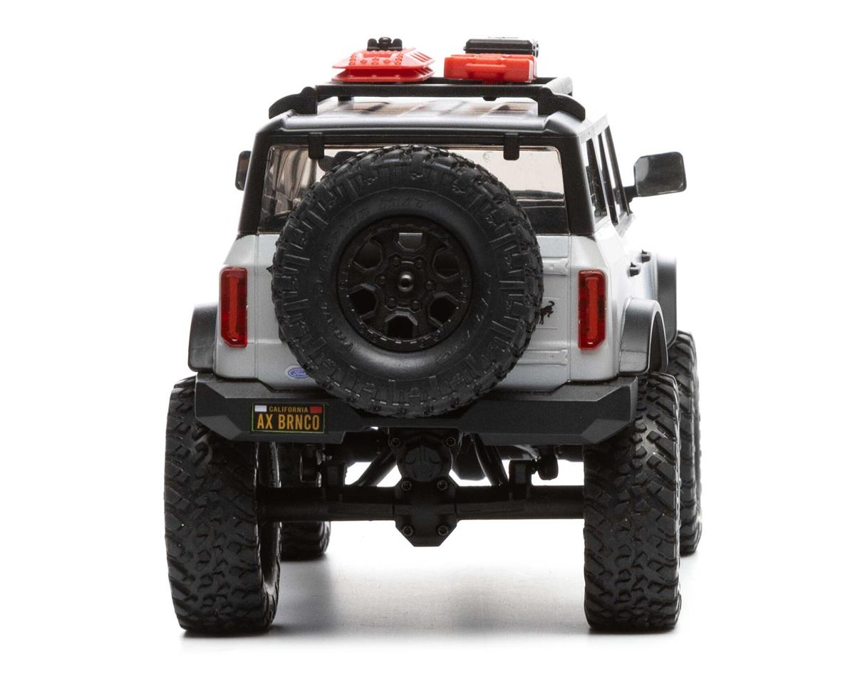 Axial 1/24 SCX24 Ford Bronco 4WD Rock Crawler Brushed RTR (Gray) - Iron City RC Hobbies