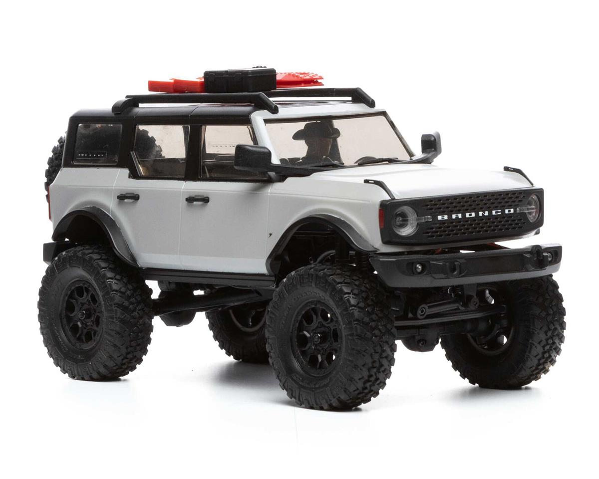 Axial 1/24 SCX24 Ford Bronco 4WD Rock Crawler Brushed RTR (Gray) - Iron City RC Hobbies
