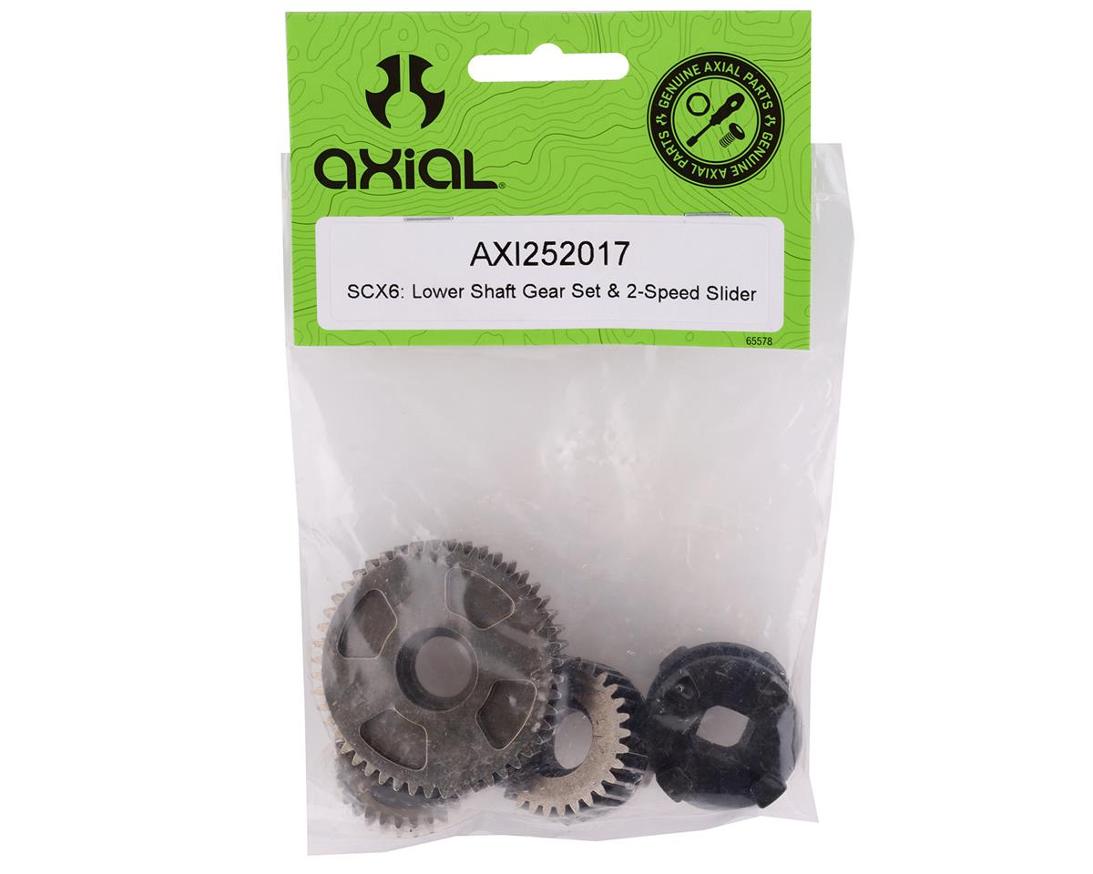 Axial SCX6 Lower Shaft Gear Set & 2-Speed Slider