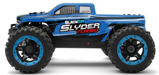 HPI Blackzon Slyder Monster Truck Turbo 1/16 4WD 2S Brushless - Blue (540201) - Iron City RC Hobbies