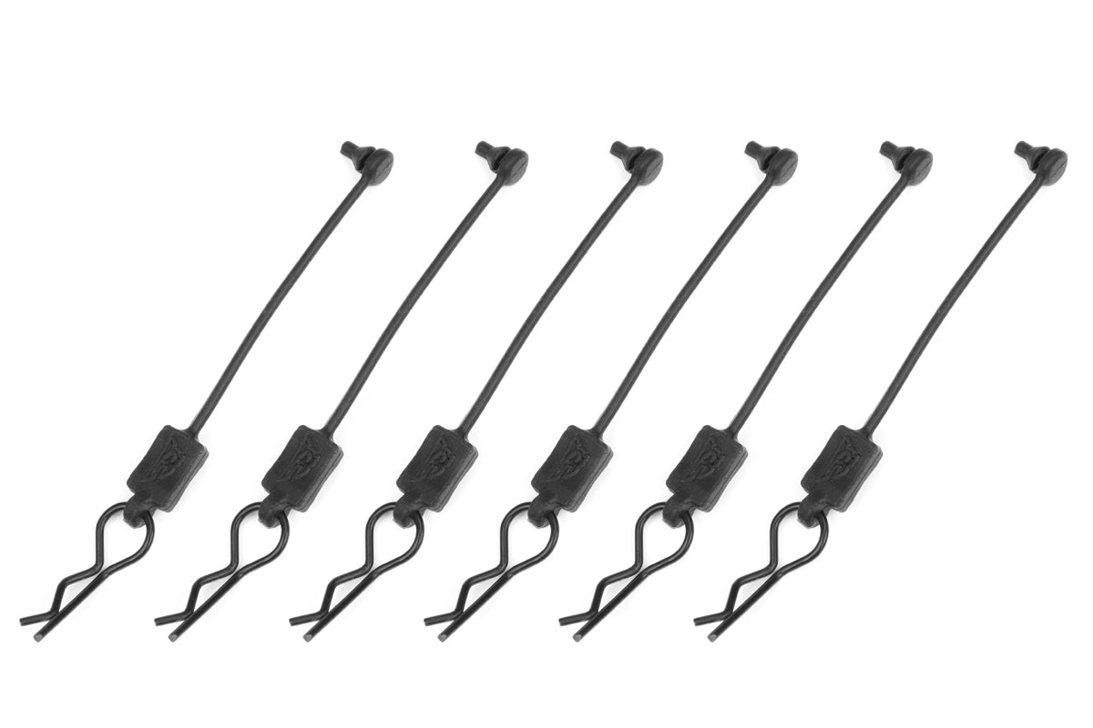 Corally Body Clip Retainer w/ Body Clip Black, for Kagama