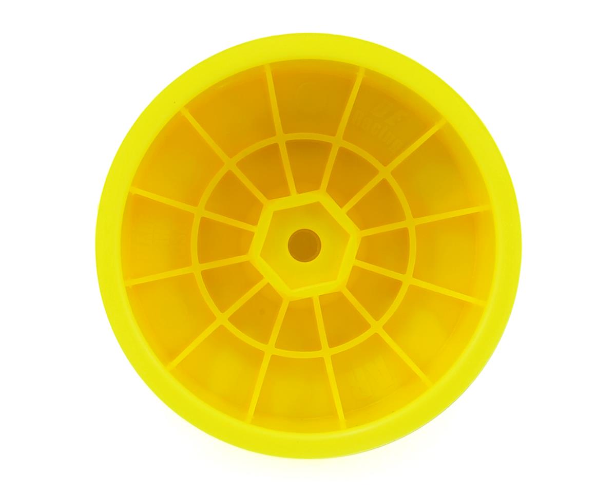DE Racing Speedline 2.2 1/10 Buggy Rear Wheels (4) (B6/B74/22/22-4) (Yellow) w/12mm Hex - Iron City RC Hobbies