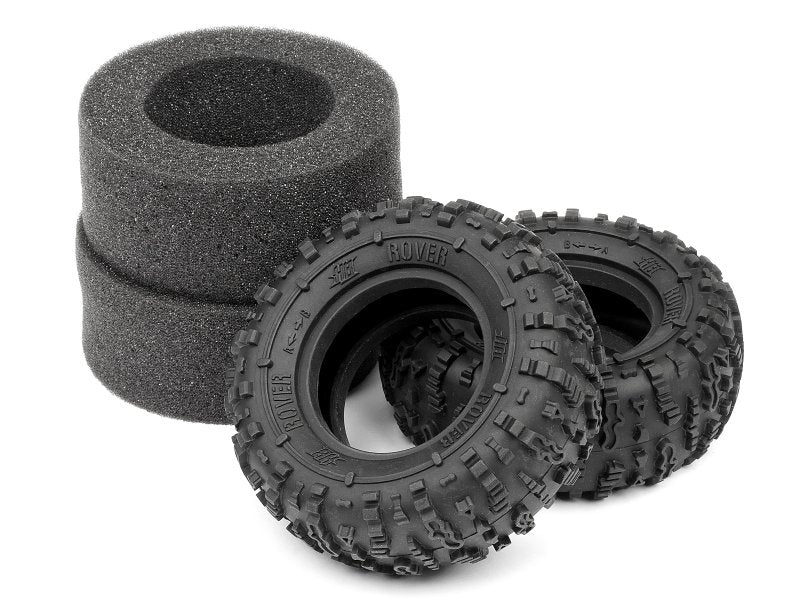 HPI Racing Rover 1.9 Tire, Red, (2pcs)