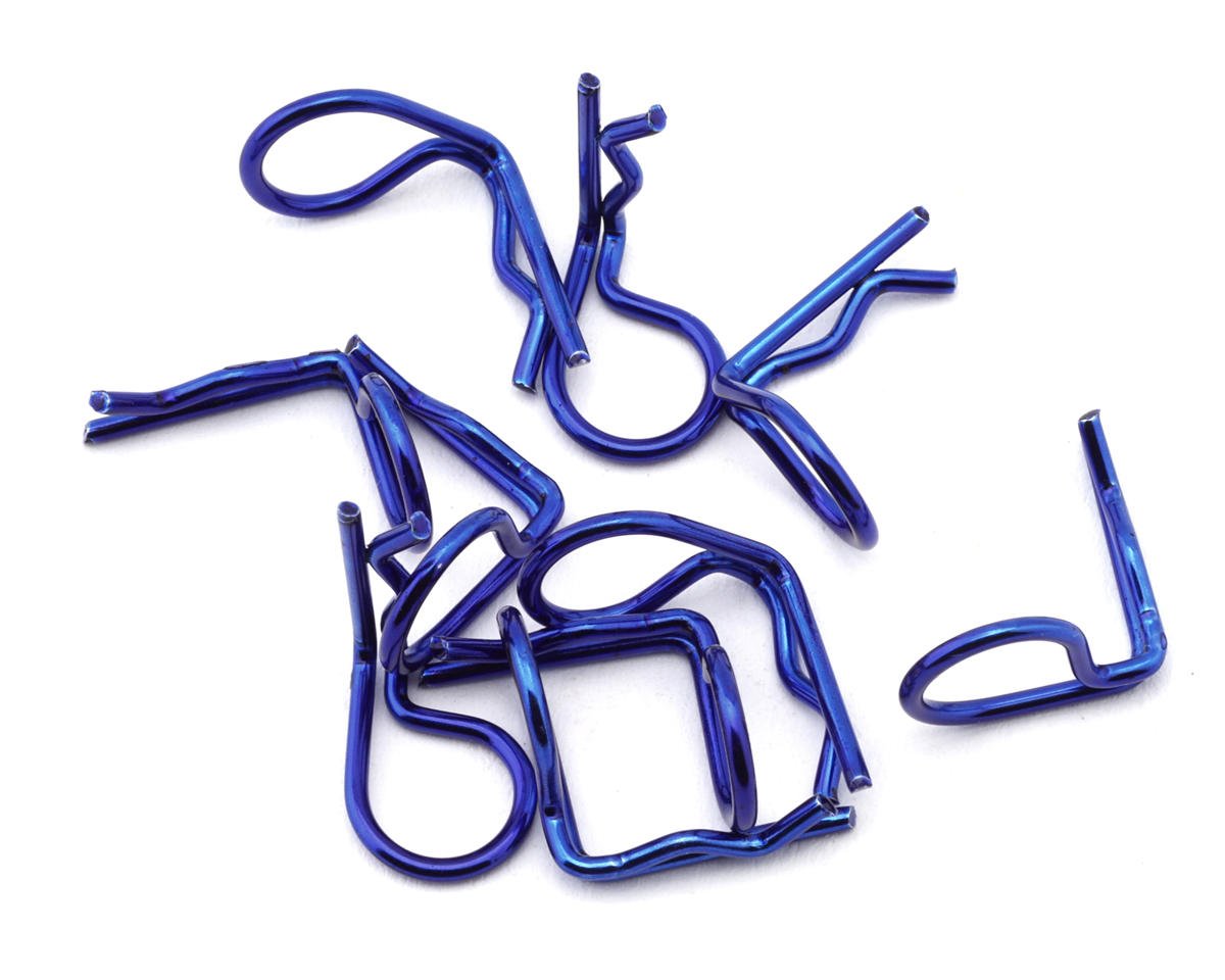 Hot Racing 90° Bent 1/10 Body Clips (10)