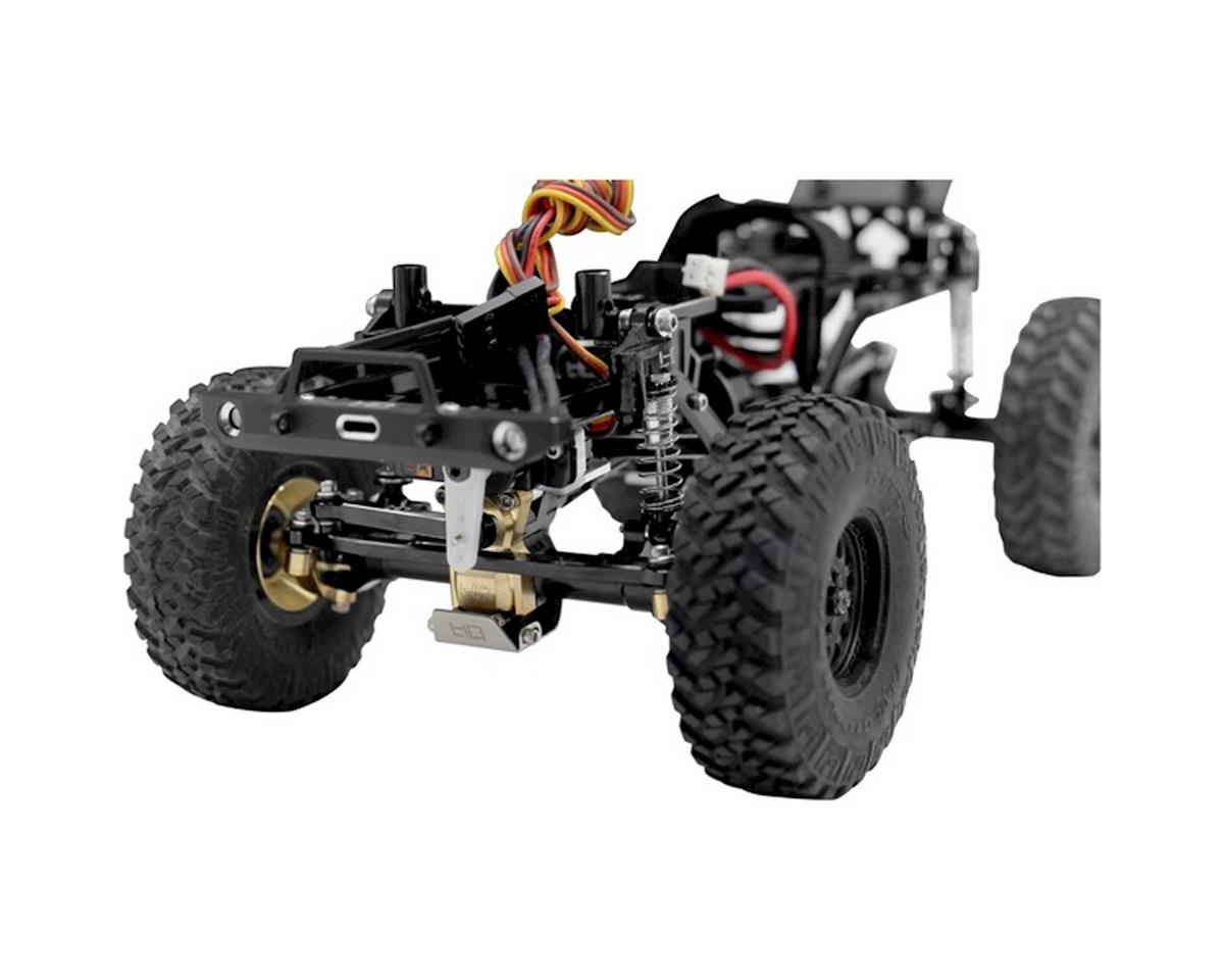 Hot Racing Stainless Steel Front or Rear Axle Skid Plate SCX24 - Iron City RC Hobbies